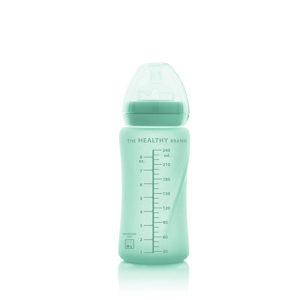 Everyday sugrörsflaska Healthy + 240 ml - Mint Green