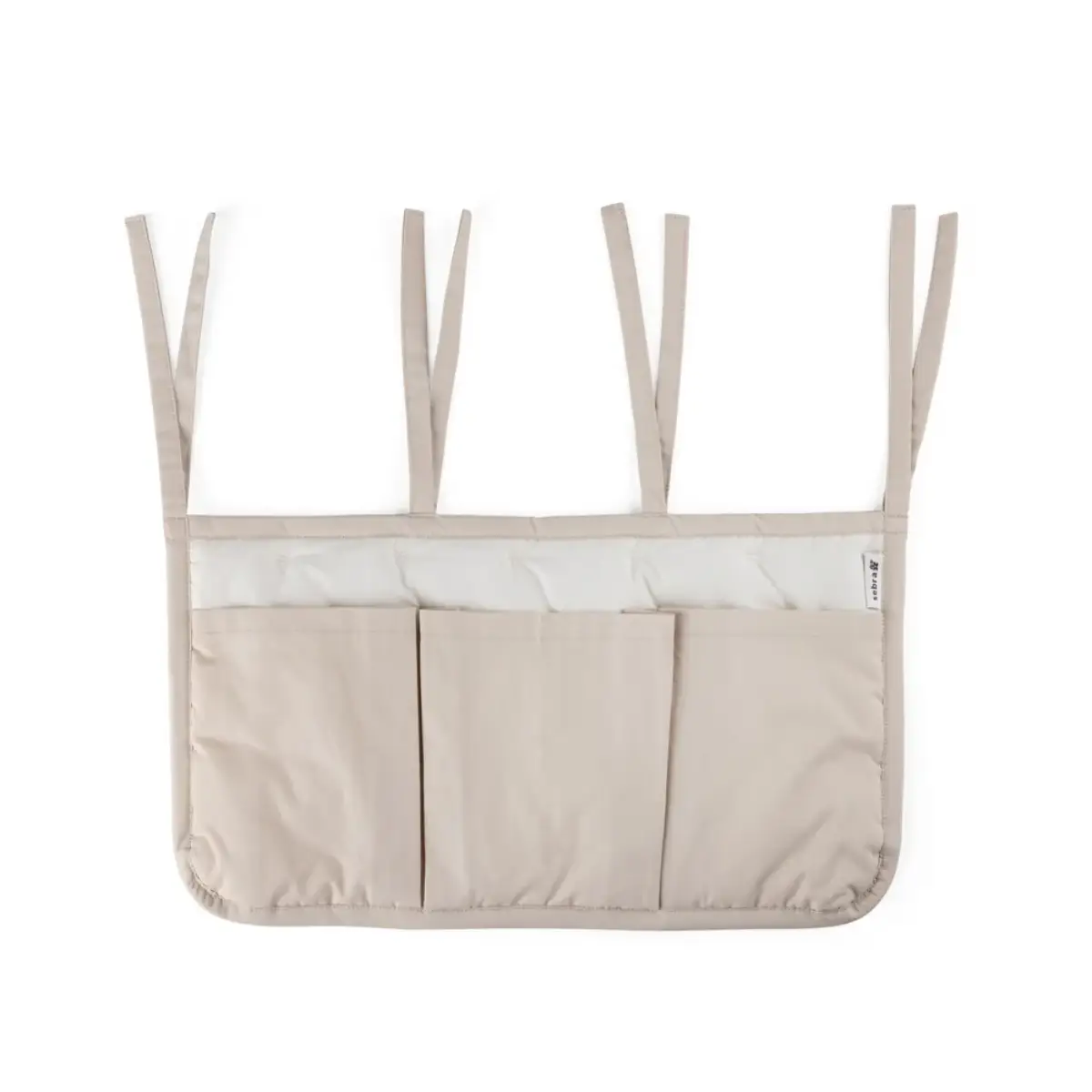 Sebra 3-fack organiser skötbord morning beige