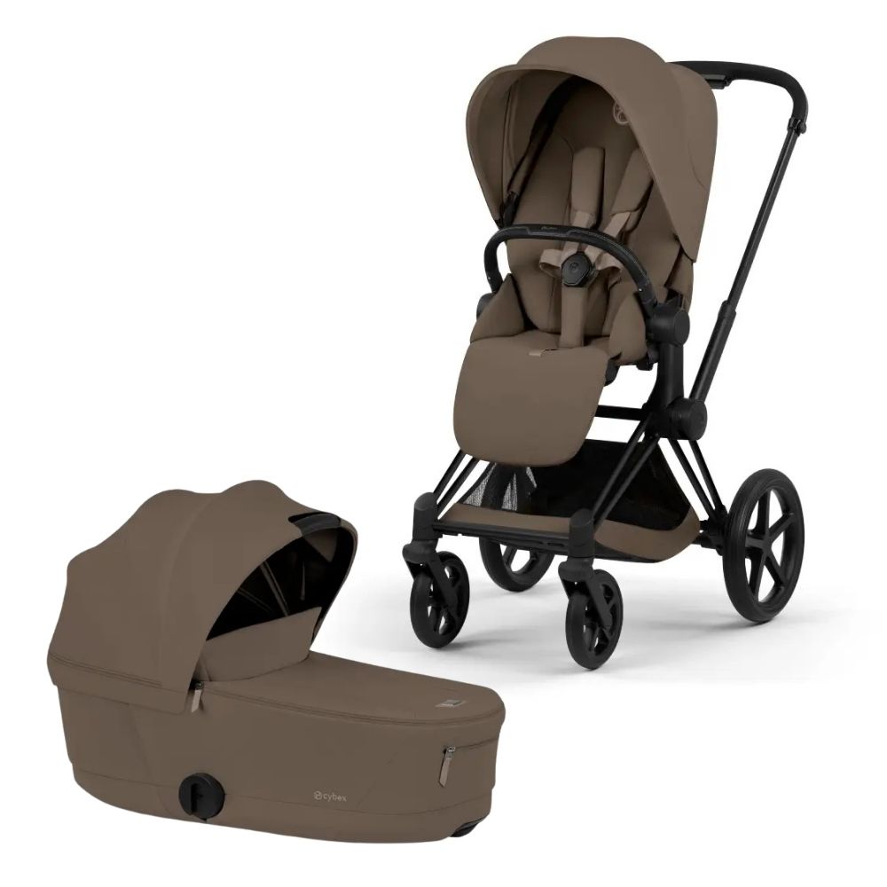 Cybex Priam Barnvagn Matt Black/Coconut Brown