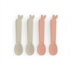 Done by Deer Kiddish spoon 4-pack Lalee Sand/Coral