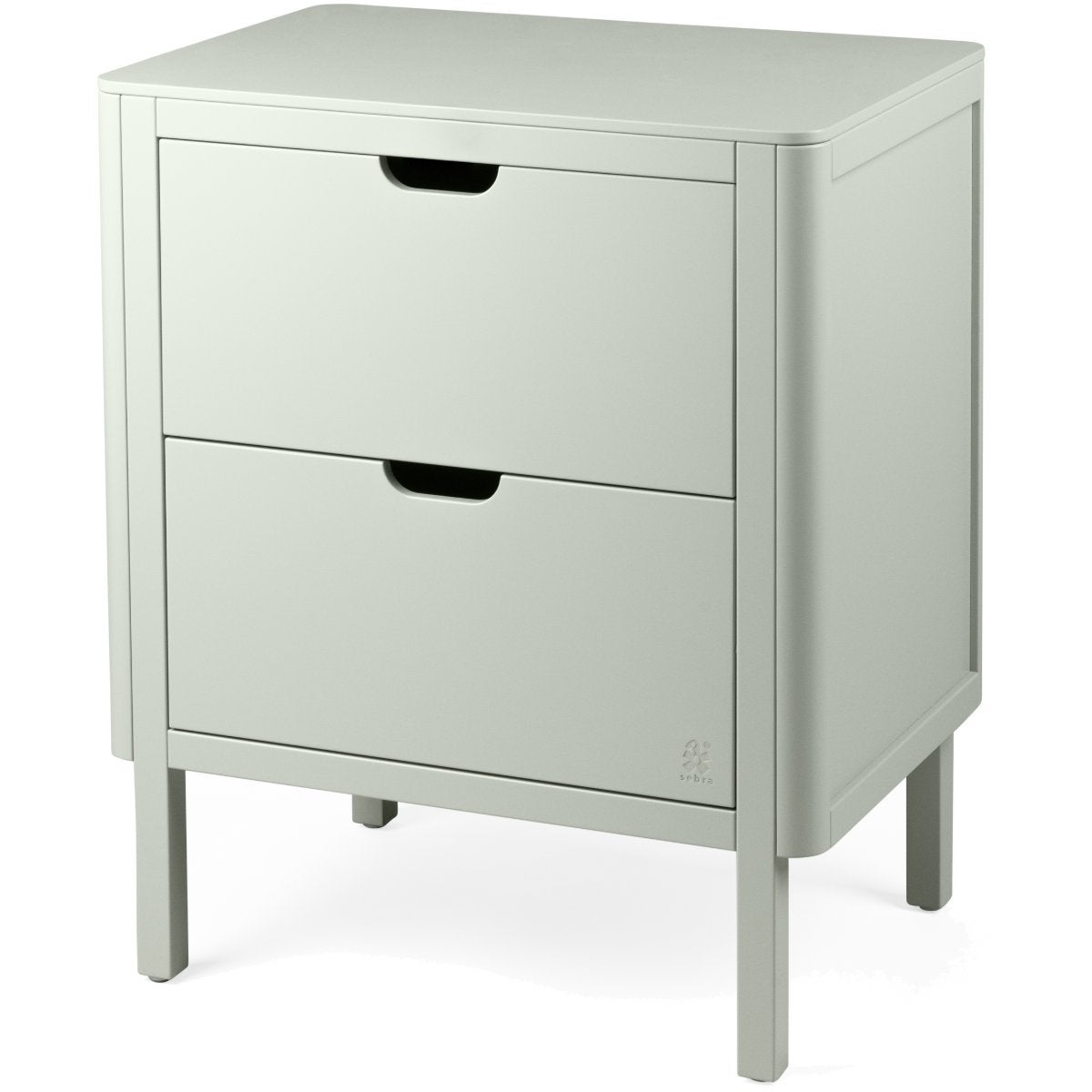 Sebra Skötbord med lådor mist green