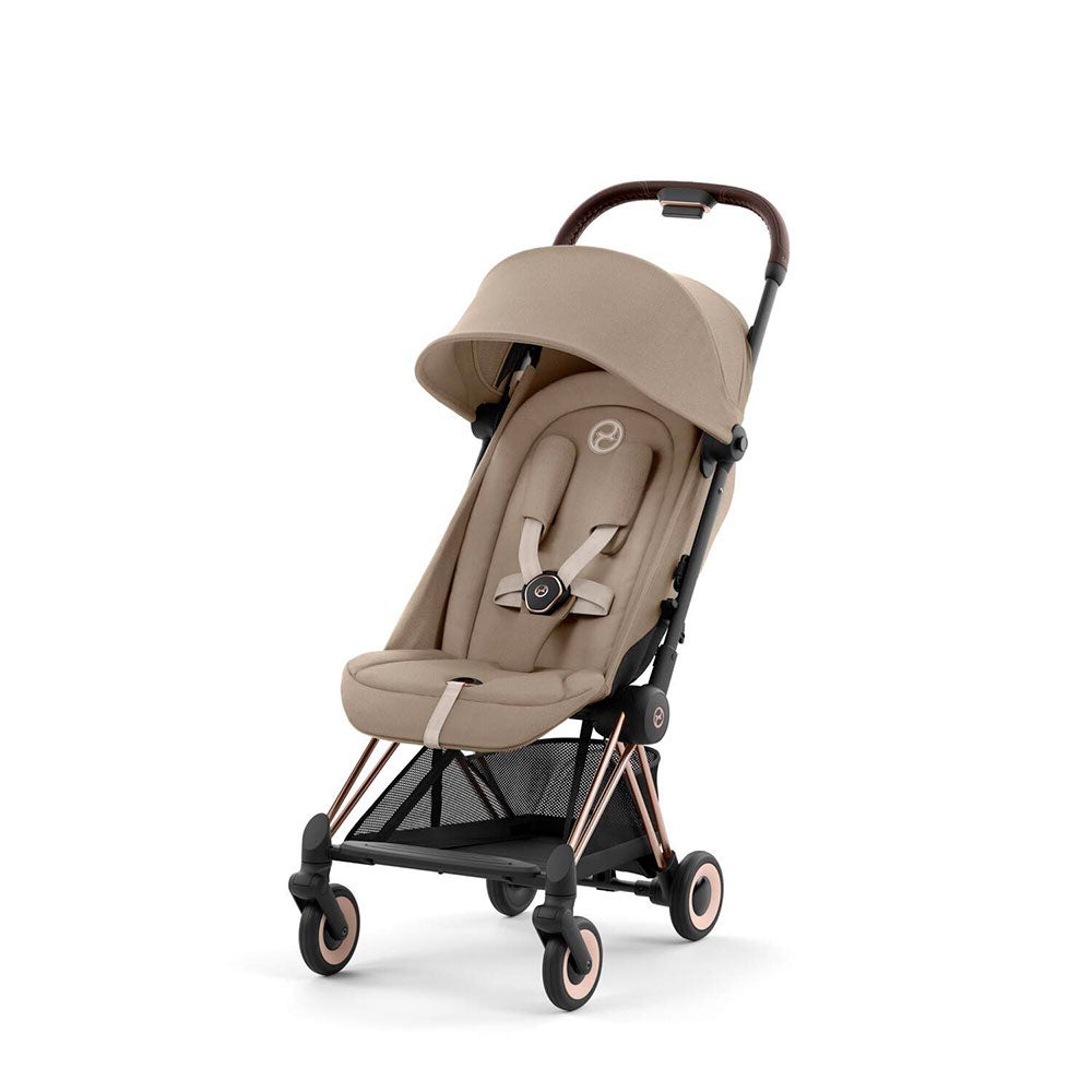 Cybex COYA resevagn Rosegold Cozy Beige 