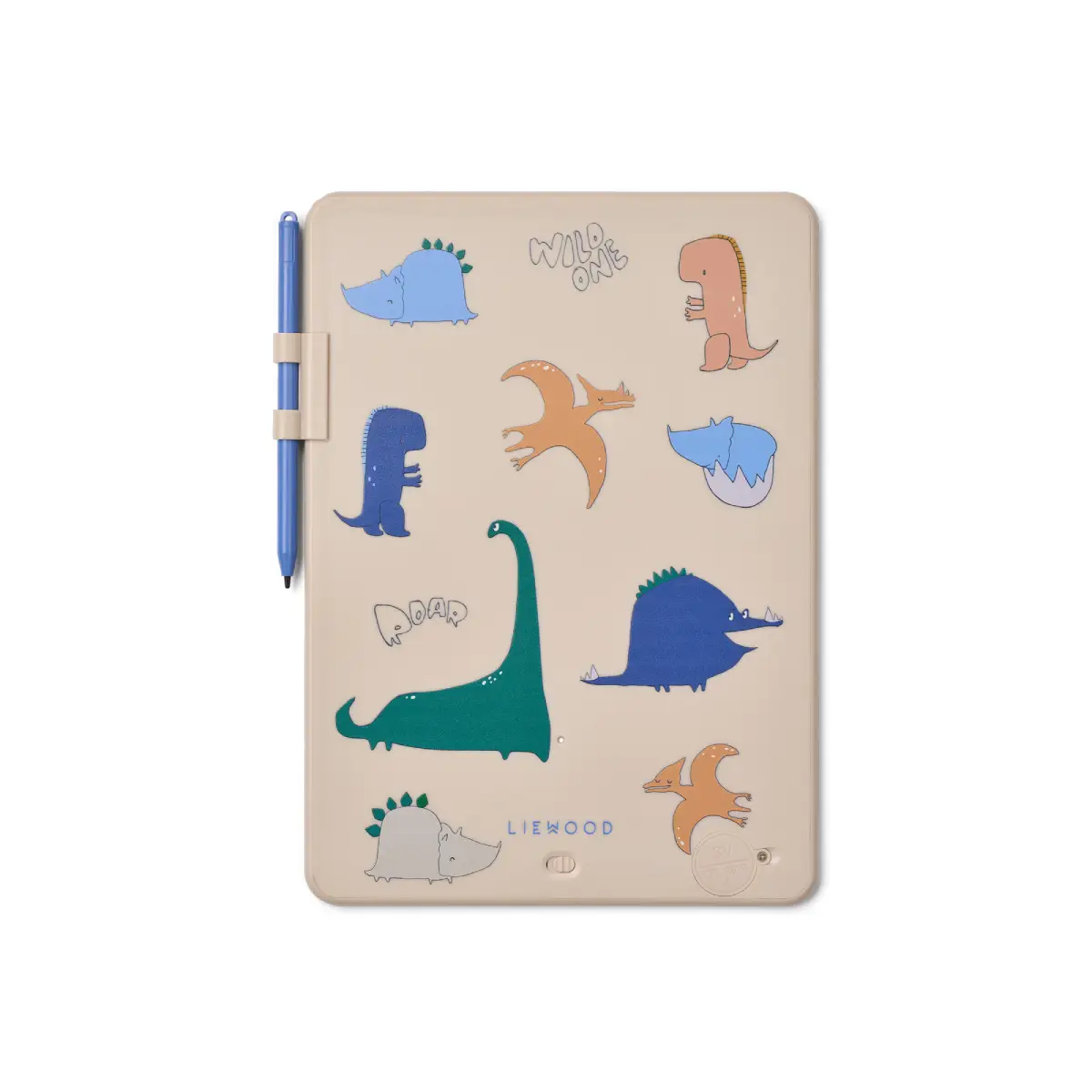 Liewood zora magisk ritplatta 24x18,5 cm  dino roar / sandy