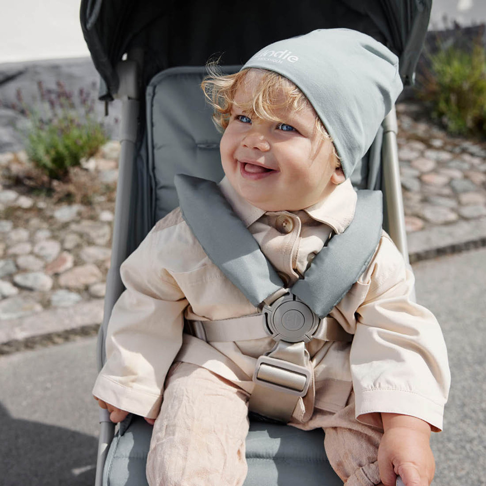 Elodie Details bomullsmössa Logo Pebble Green 1-2y