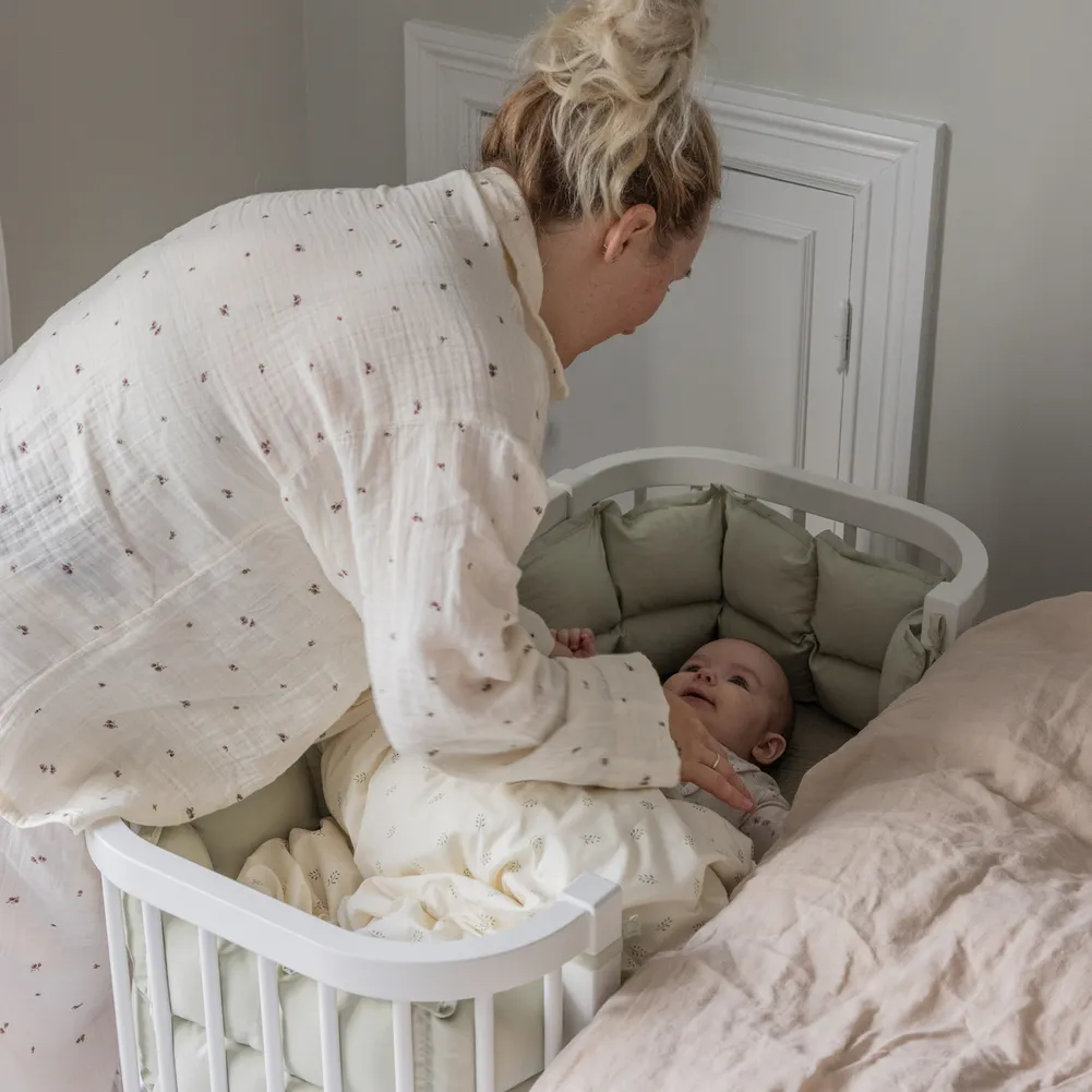Sebra Bedside Crib Classic white