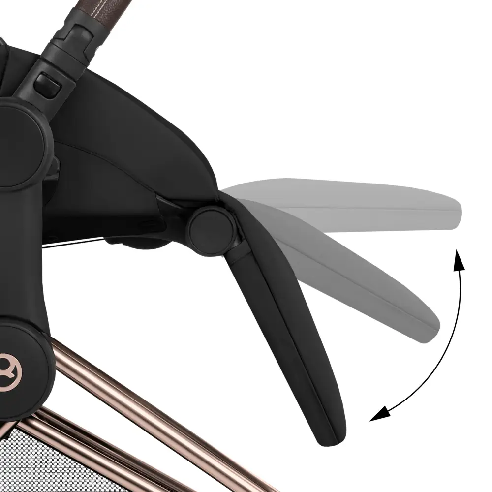 Cybex ePriam Barnvagn Rosegold/Sepia Black