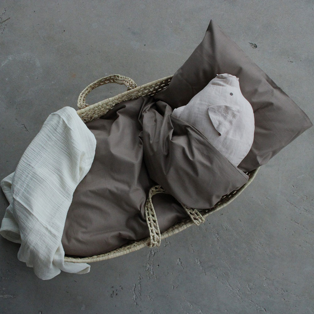 Rätt Start Påslakanset vagn/vagga brun