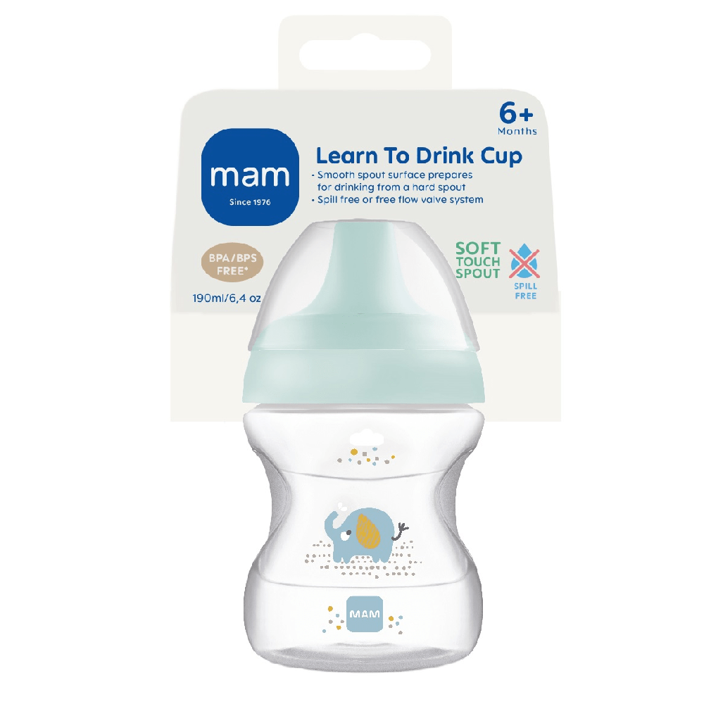 MAM Learn To Drink Cup 190ml 1p blå