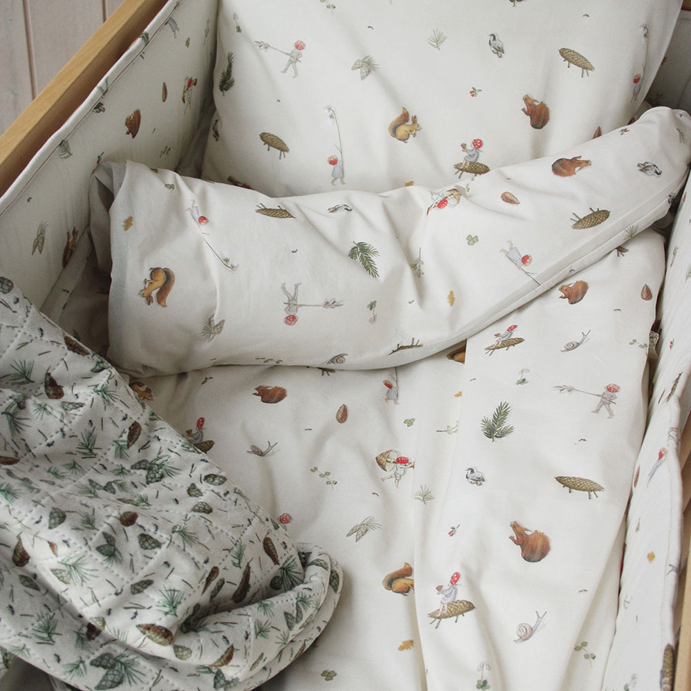 Rätt Start Beskow Tomtebobarnen Spjälskydd beige