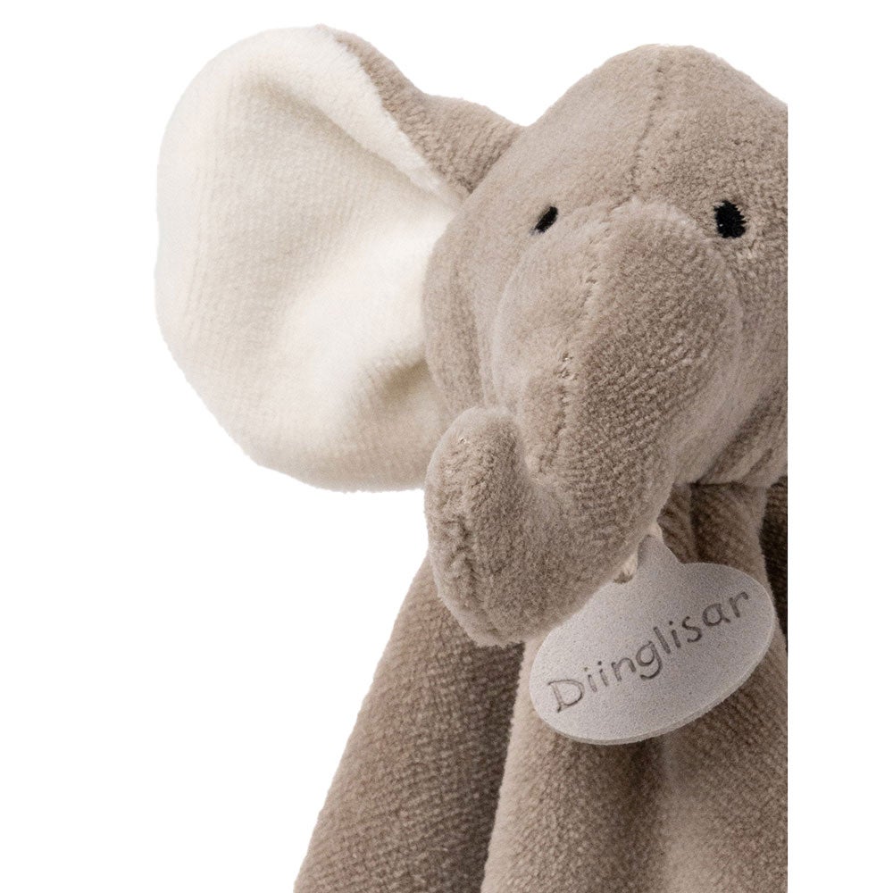 Teddykompaniet Diinglisar Organic snuttefilt Elefant