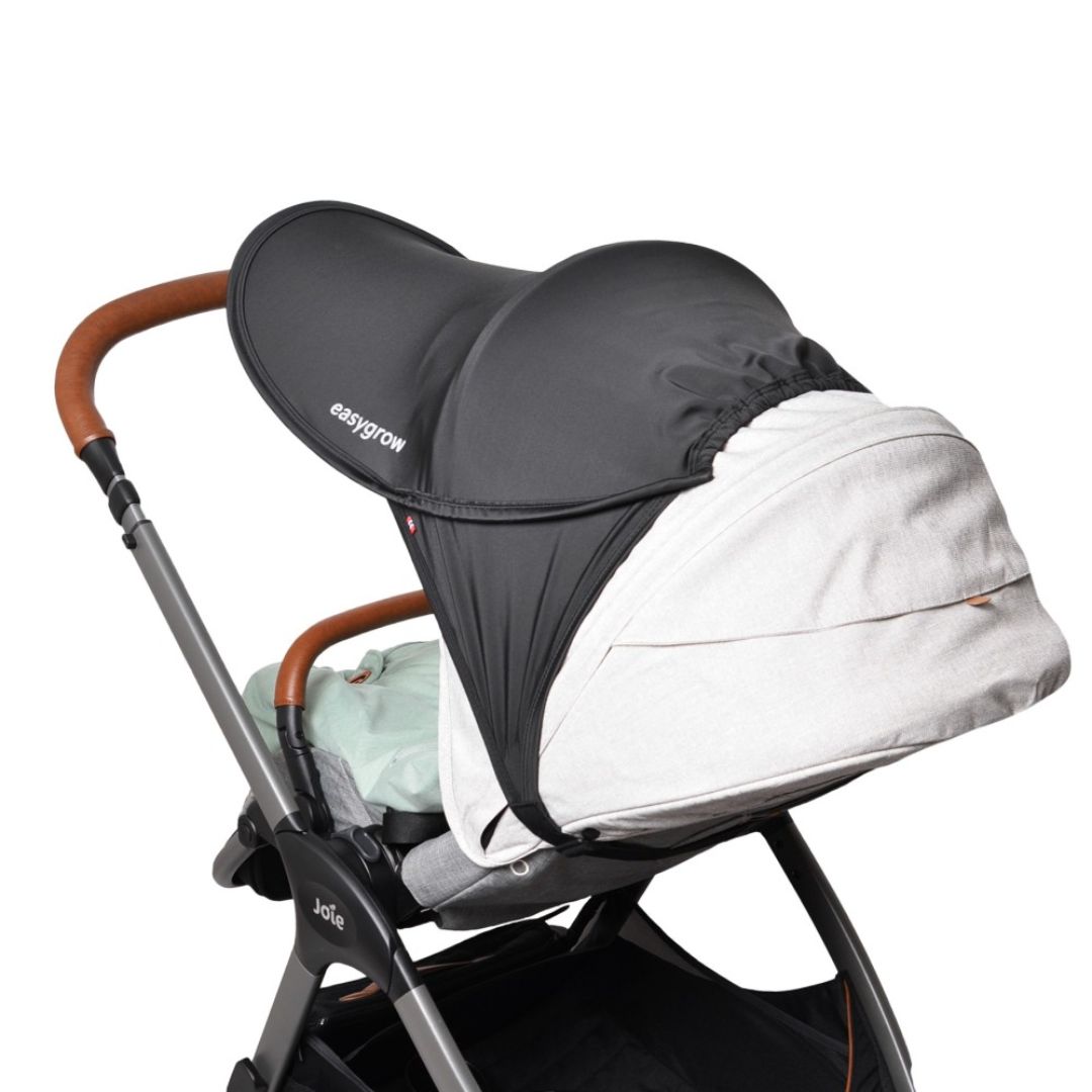 Easygrow solskydd skärm barnvagn Black