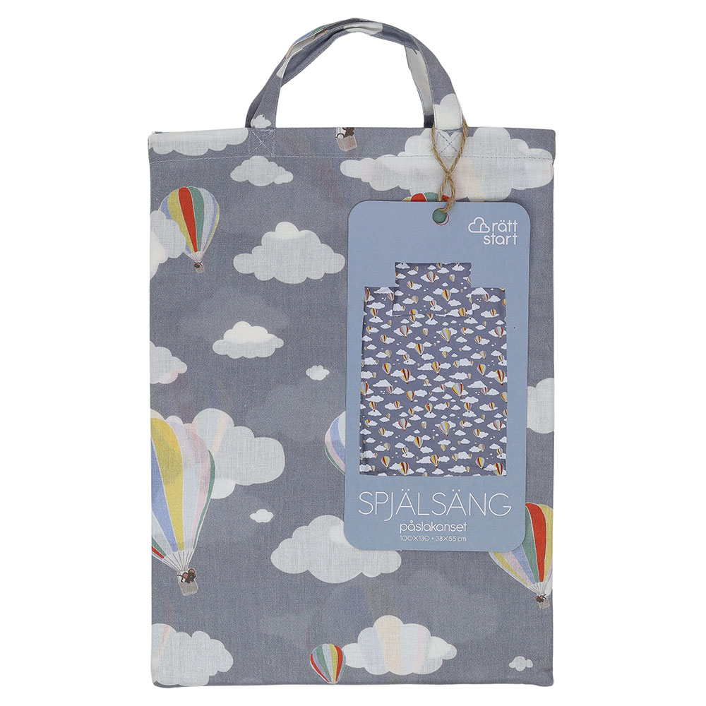 Rätt Start Luftballong Påslakanset spjälsäng midnattsbl