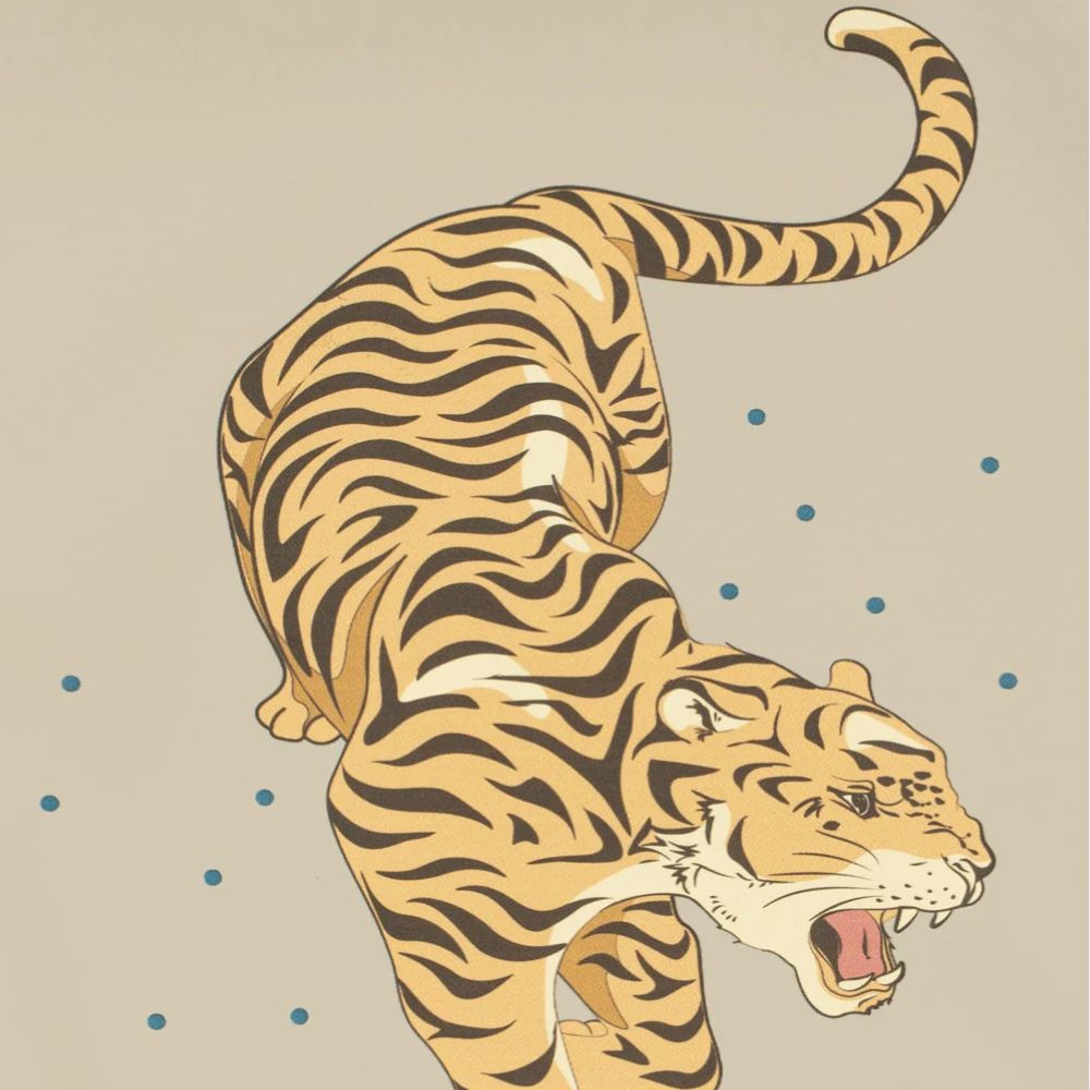 Konges slöjd 2 pack Haklapp tiger ruggito