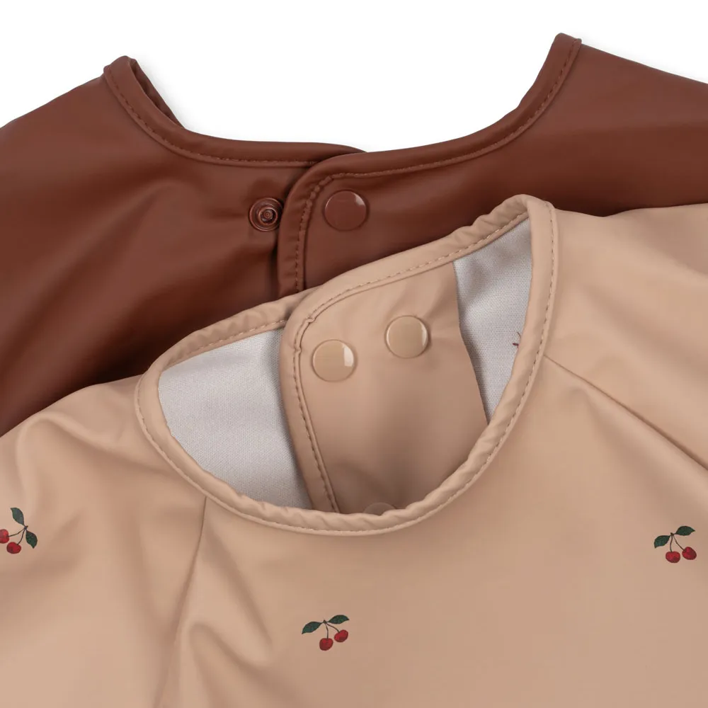 Konges Slöjd 2 Pack Haklapp med ärm Cherry