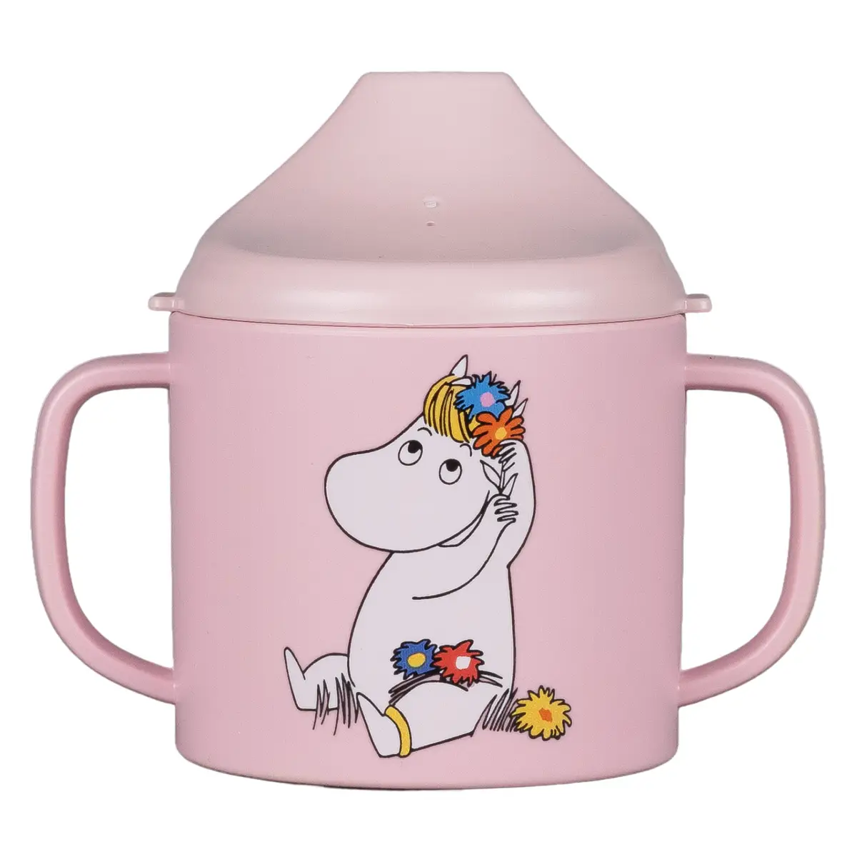 Rätt Start Mumin äng, pipmugg, rosa