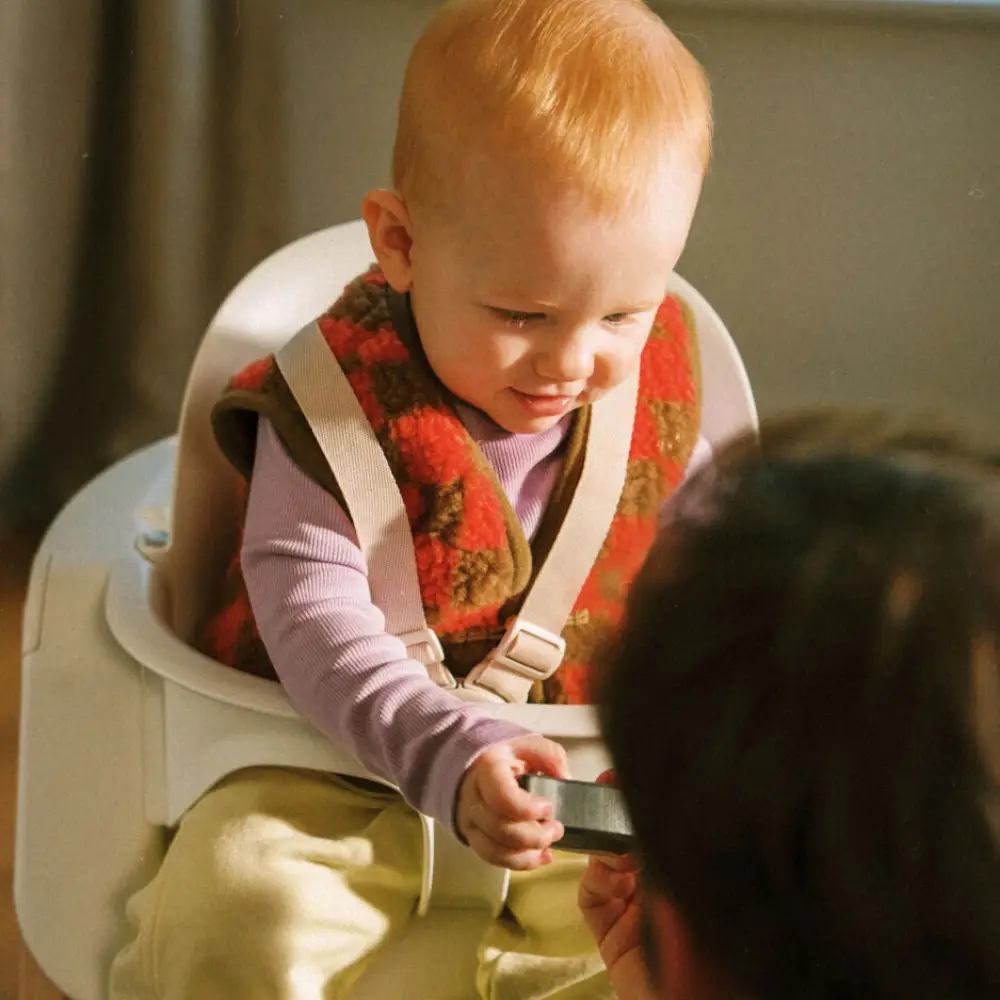 Stokke Steps 3in1 matstol White/Natural