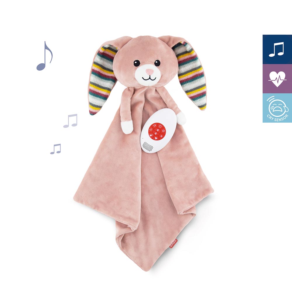 Zazu Becky the bunny snuttefilt med speldosa