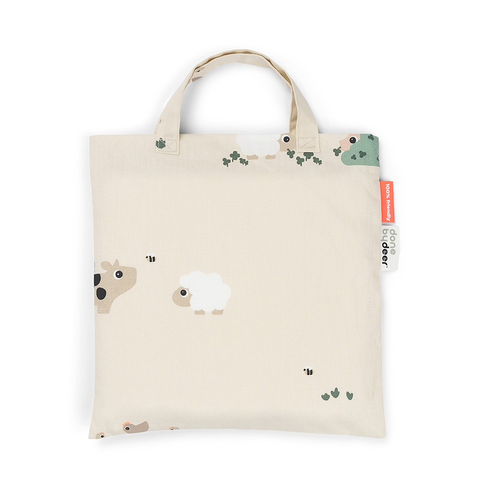 Done by Deer bäddset baby Tiny farm Sand