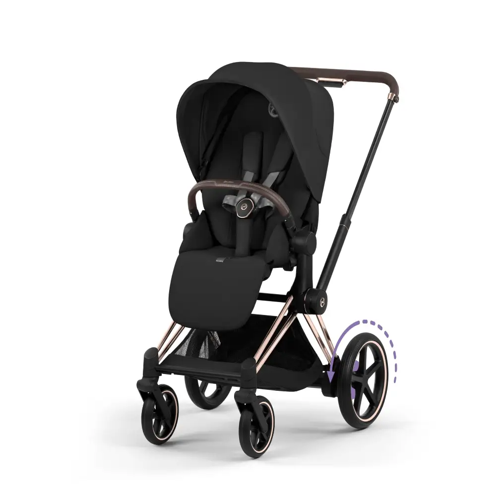 Cybex ePriam Barnvagn Rosegold/Sepia Black