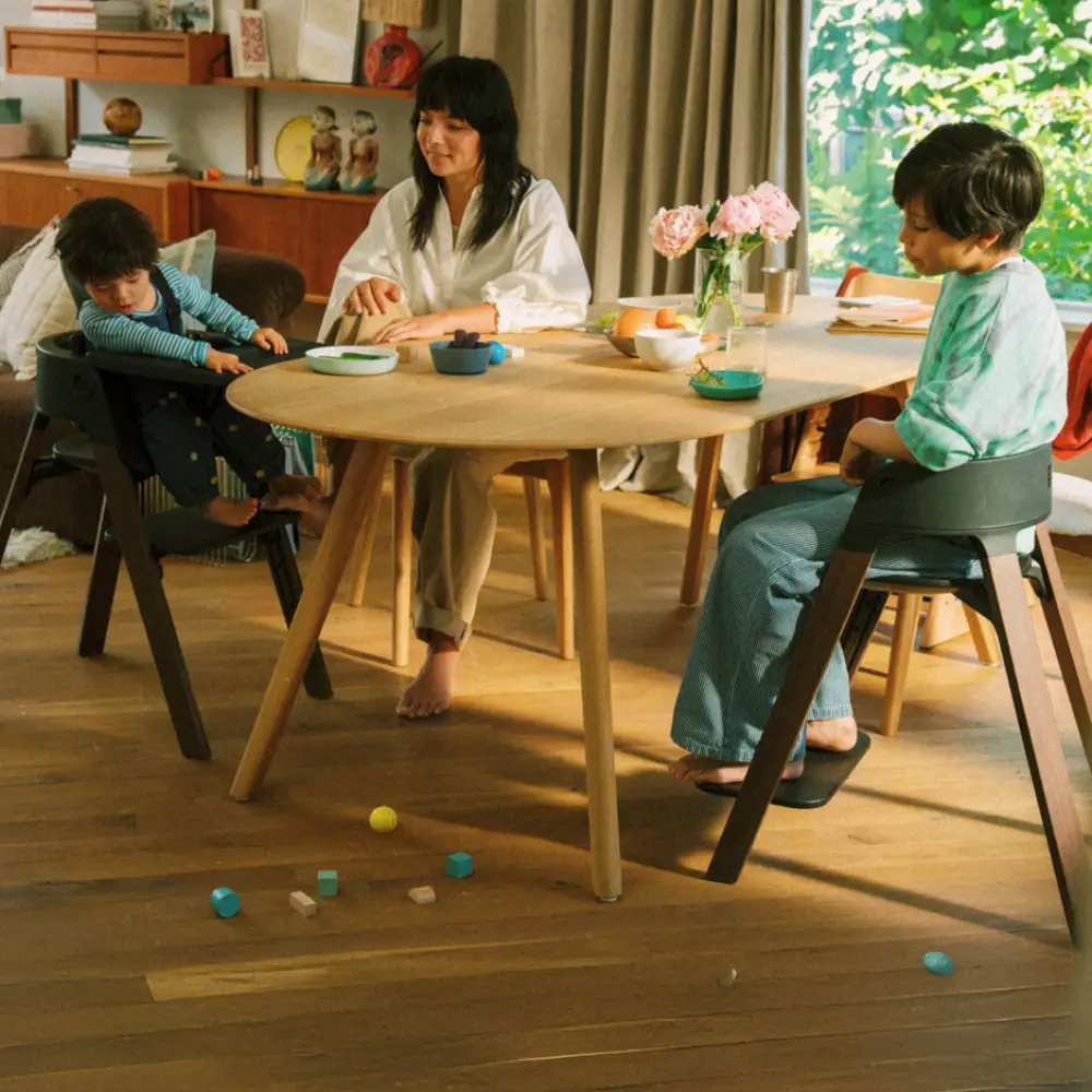 Stokke Steps 3in1 stol Black / Warm Brown