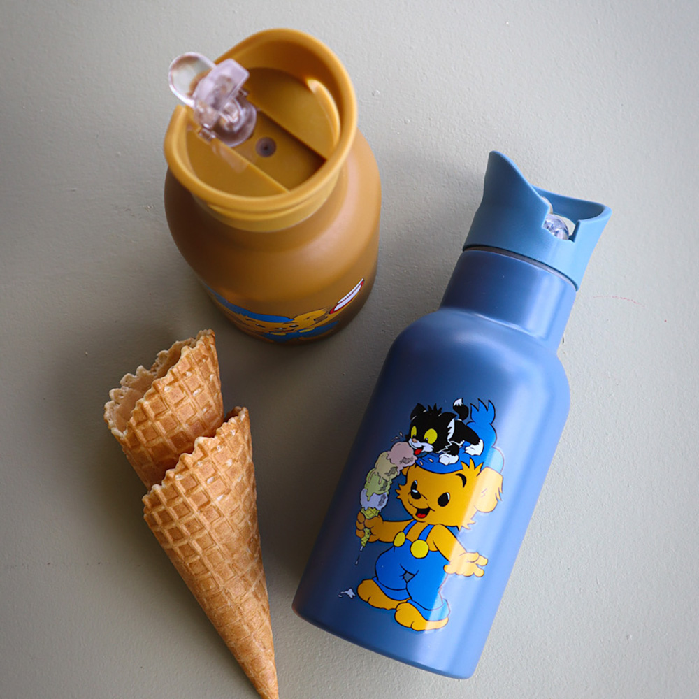 Rätt Start Bamse, Vattenflaska, petrol-blå