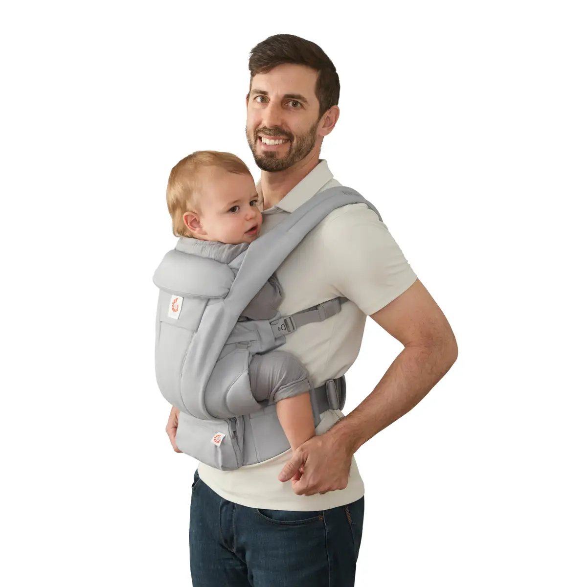 Ergobaby Omni Deluxe Cotton bärsele- Pearl Grey