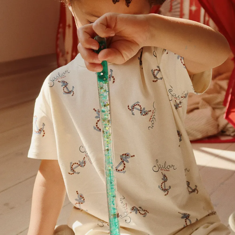 Konges Slöjd Trollstav Glitter Green Mix