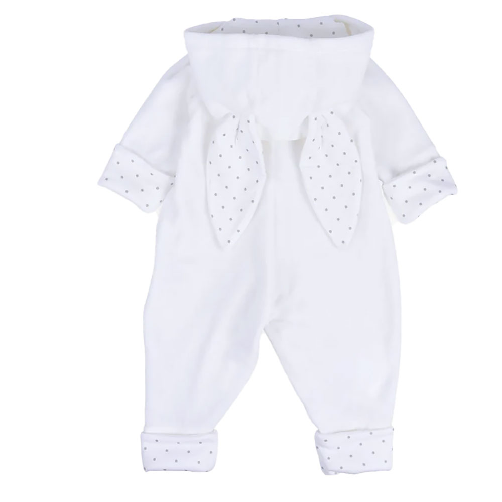 Livly Bunny Overall 1-3m White
