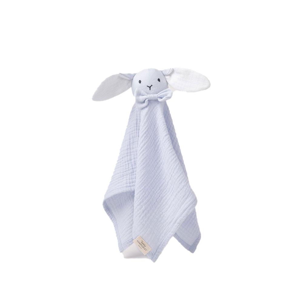 Teddykompaniet Diinglisar Snuttefilt Kanin Muslin babyblå