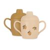 Konges Slöjd 2 Pack Sippy Cup Lemon-One Size