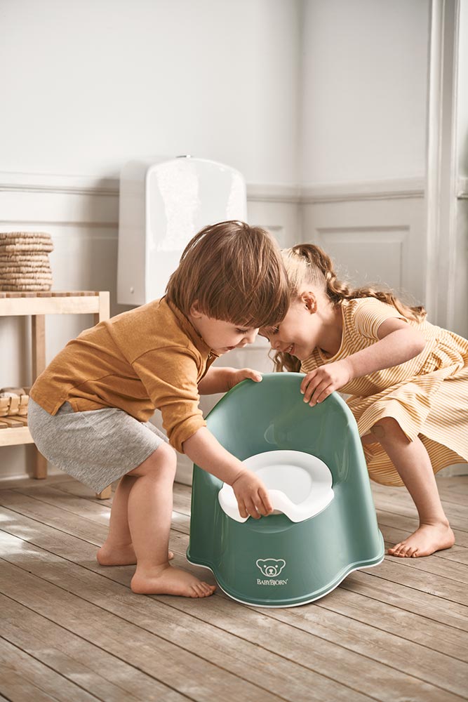 BabyBjörn Pottstol Grågrön