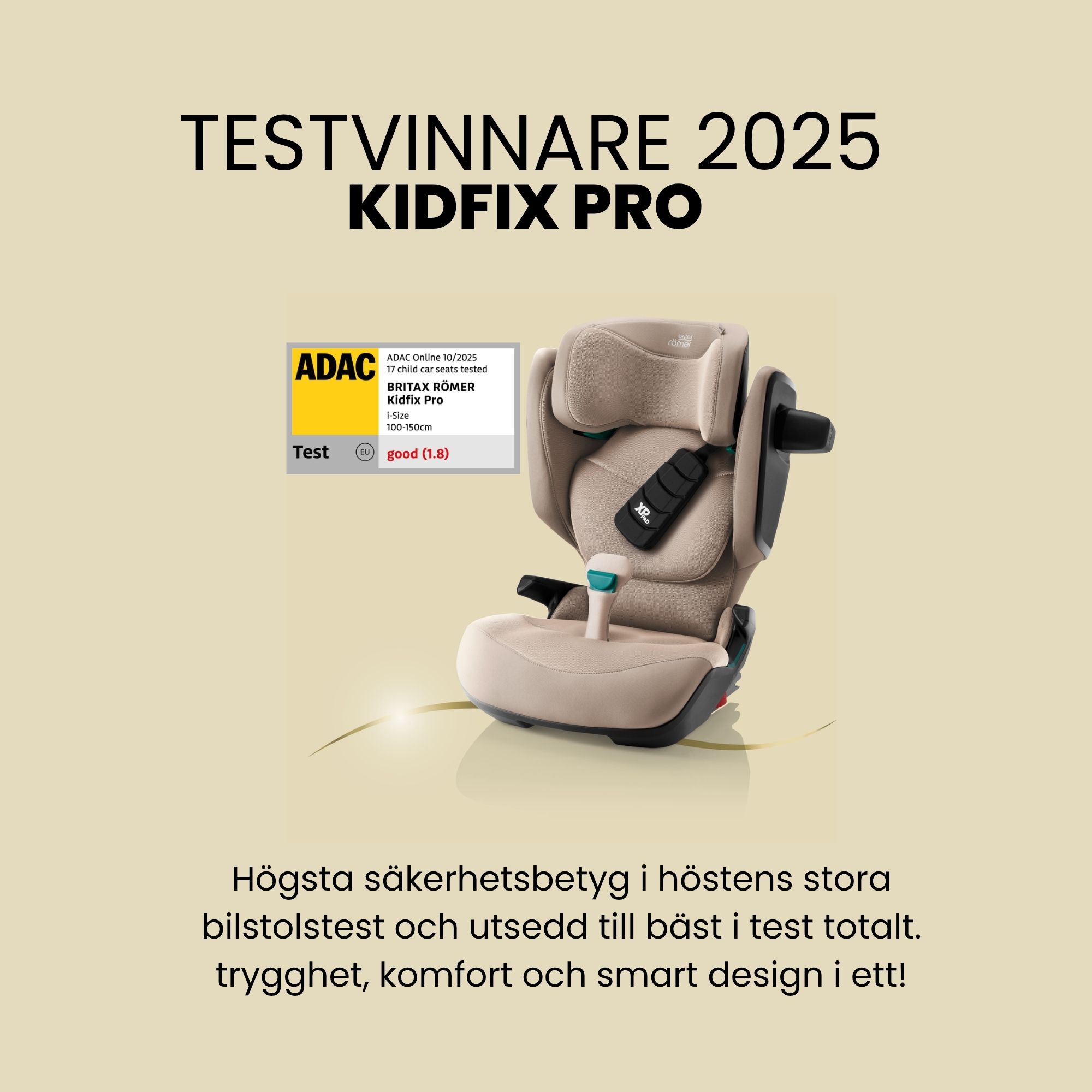 Britax KIDFIX PRO LUX Soft Taupe