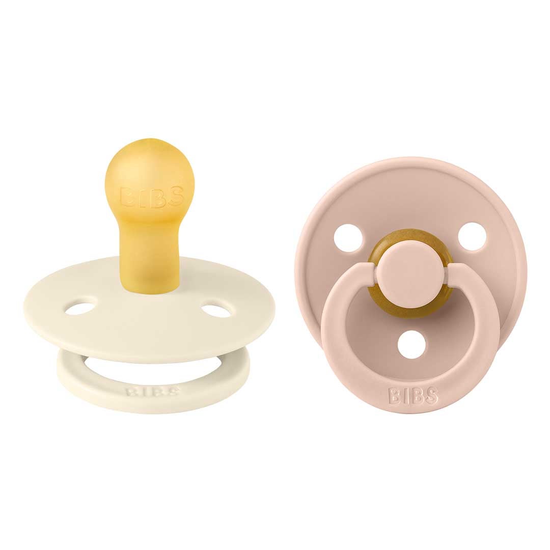 BIBS napp 2-pack 0-6m Ivory/Blush