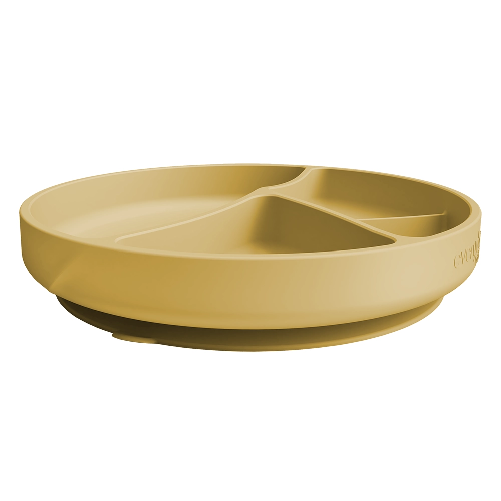 Everyday Baby Silikontallrik med sugkopp Soft Yellow
