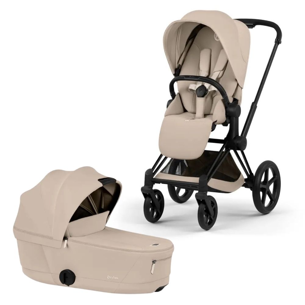 Cybex Priam Barnvagn Matt Black/Cozy Beige