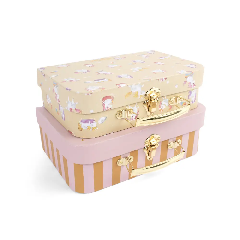 Filibabba resväska för lek – 2-pack – unicorn shores