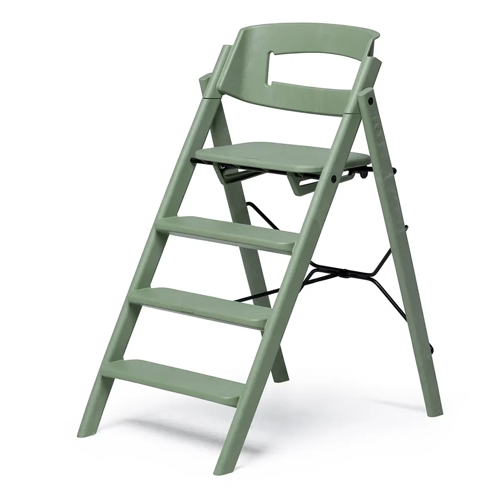 Kaos Klapp Matstol Återvunnen plast Mineral Green
