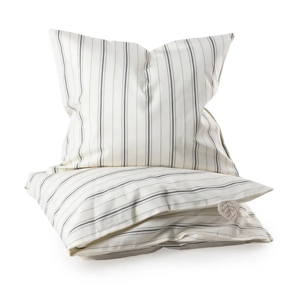 Sebra Påslakanset junior cream stripe