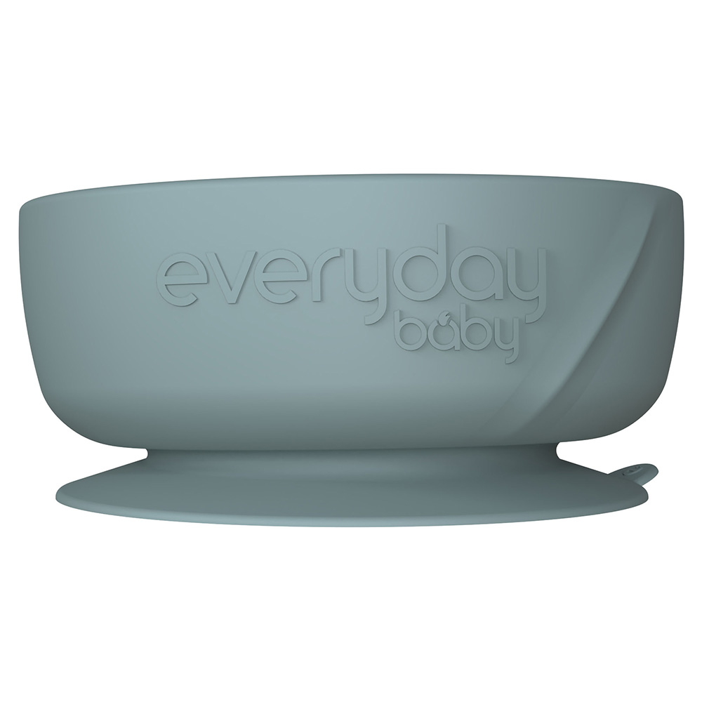 Everyday Baby silikonskål med sugkopp Harmony Green