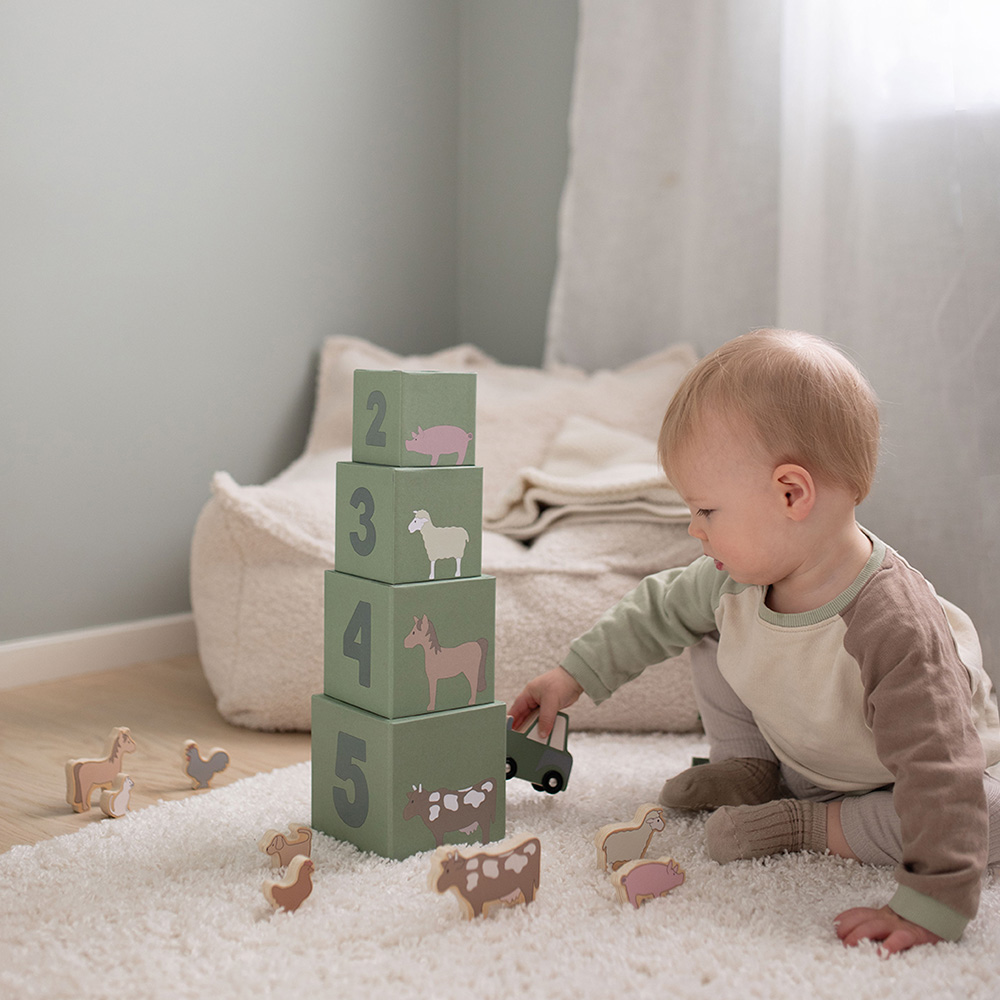 JaBaDaBaDo Stapelbar kub bondgård