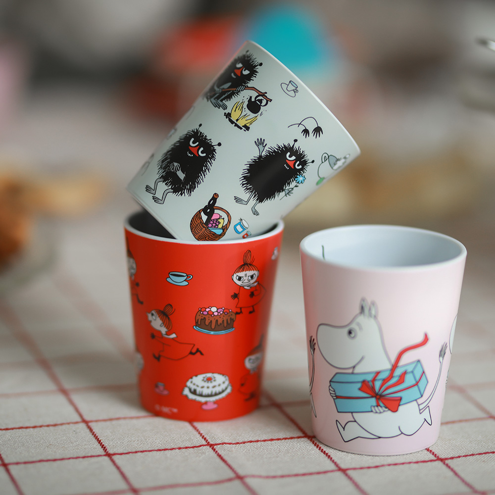 Rätt Start Mumin Lilla My, Tumblermugg, röd