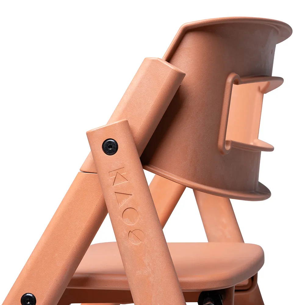 Kaos Klapp Matstol Återvunnen plast Terracotta Pink