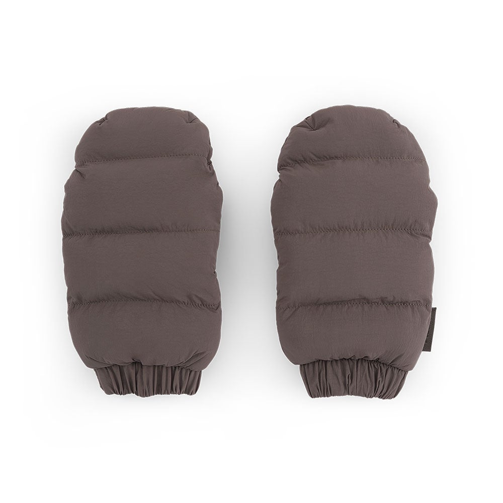 Nuna winter set åkpåse merino ull & handskar Chestnut