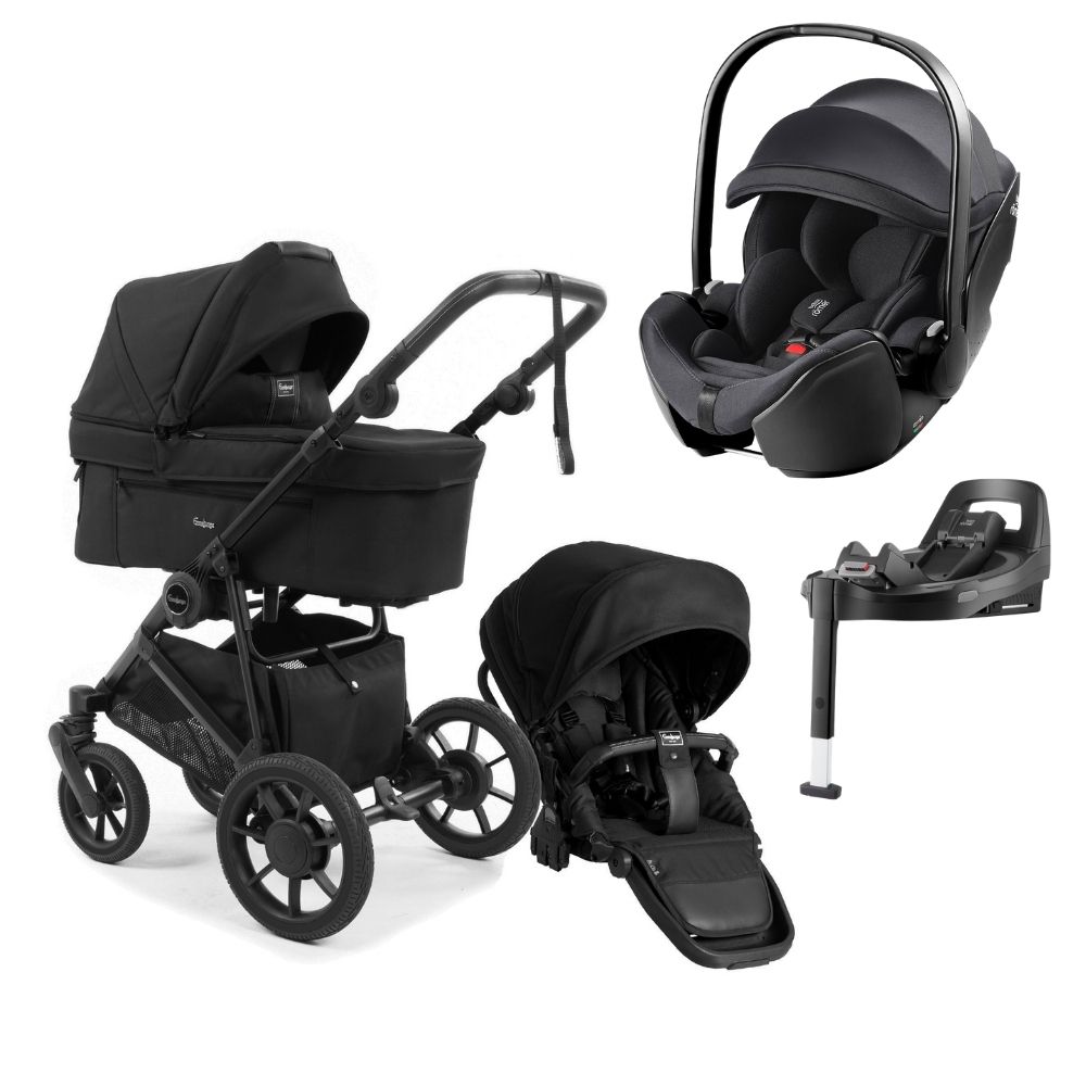 Emmaljunga Super Sonic + Britax BABY-SAFE PRO + Bas