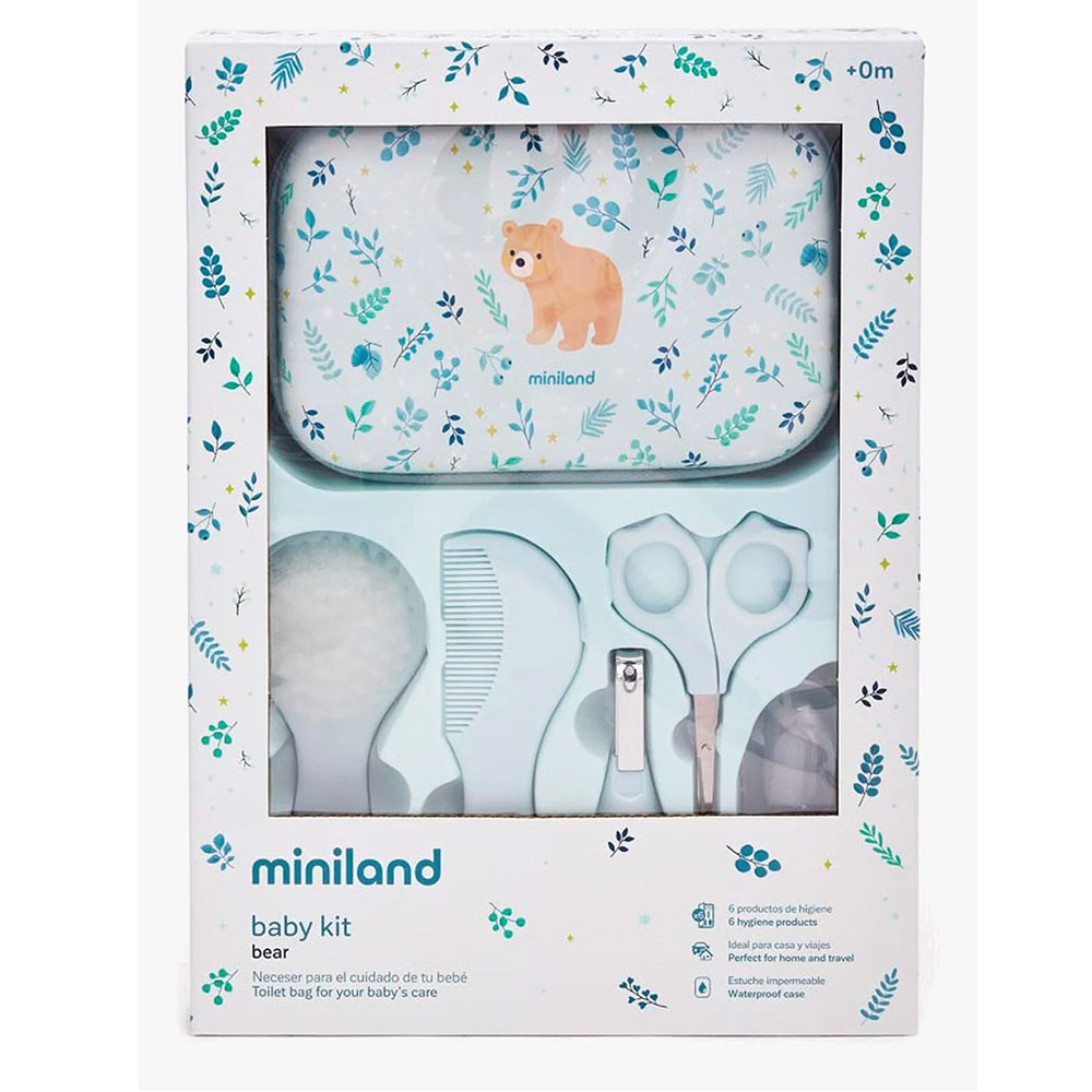 Miniland baby skötselset bear