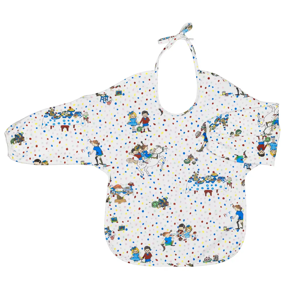 Rätt Start Pippi Födelsedag Haklapp med ärm