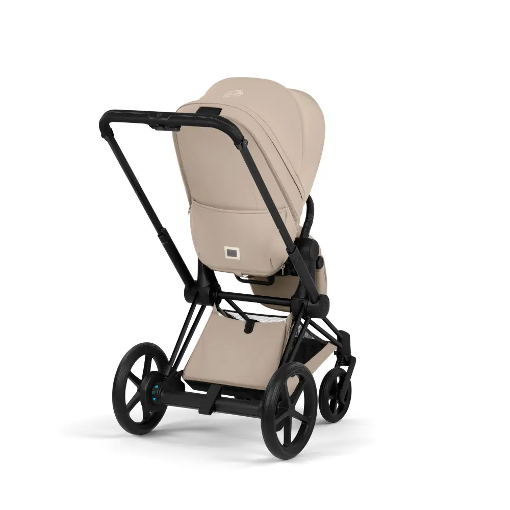 Cybex ePriam Barnvagn Matt Black/Cozy Beige