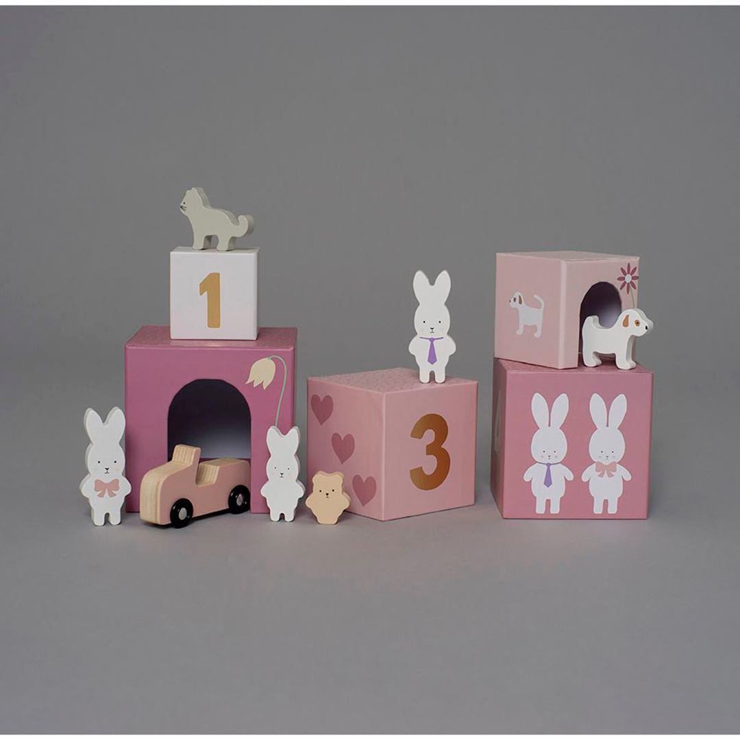 JaBaDaBaDo Stapelbar kub bunny 1-5