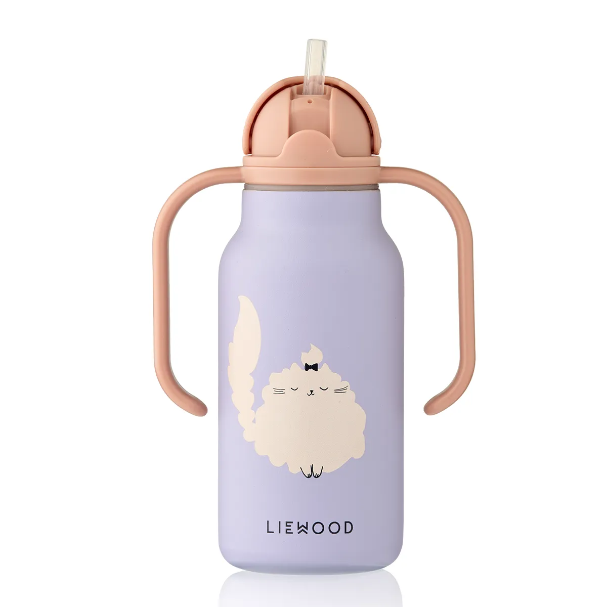 Liewood Kimmie vattenflaska 250 ml Cat / Warm lilac
