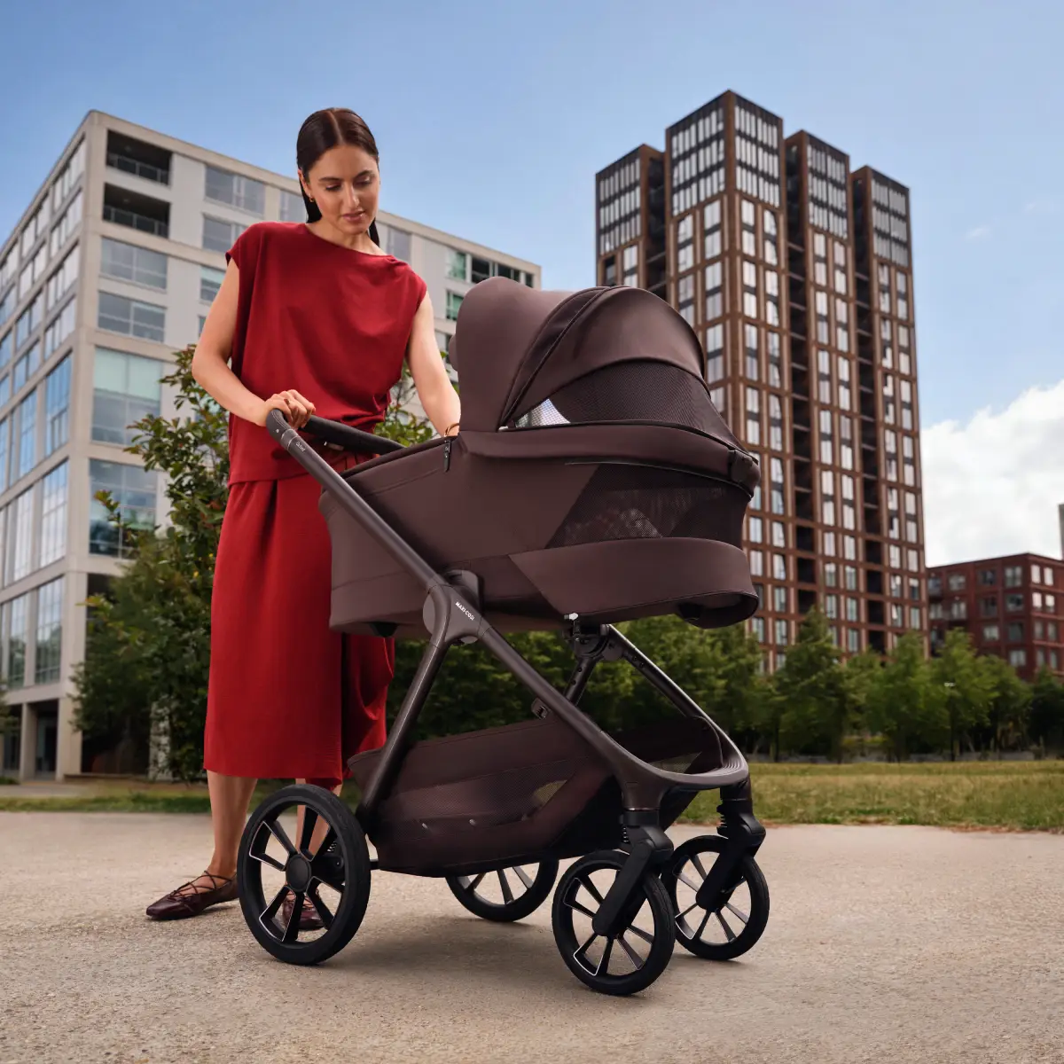 Maxi-Cosi oxford+ Barnvagn espresso brown